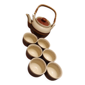 Service à thé japonais artisanal