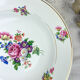 6 hollow plates iron earth salins model "anny" floral pattern