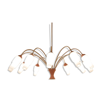 Lustre italien 12 branches, 1950