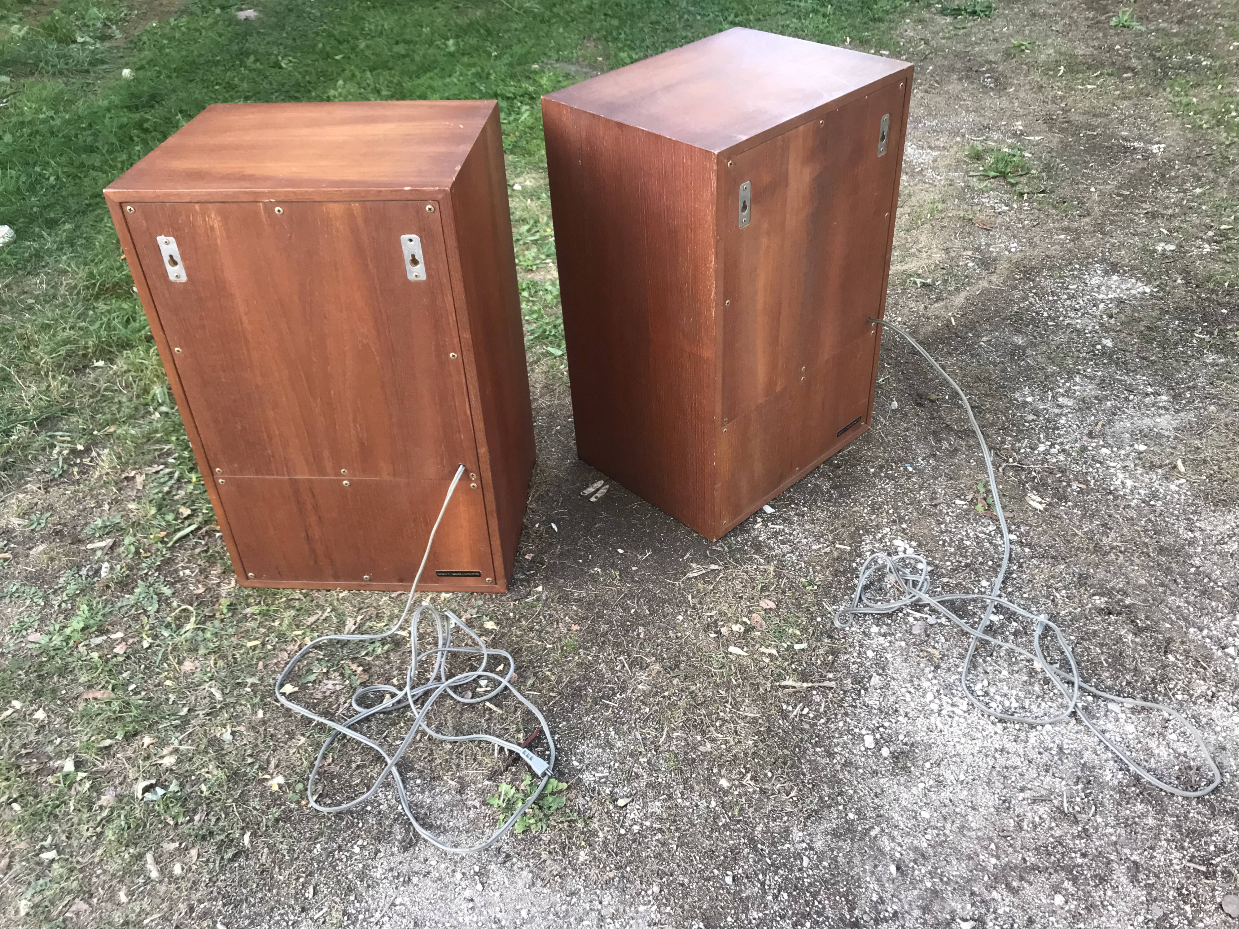 Pair of vintage speakers Ribet-desjardins