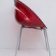Fauteuil vintage pléxi rouge Arik Levy 1979