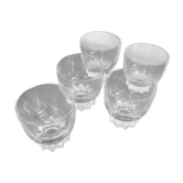 Lot de 5 petits verres vintage
