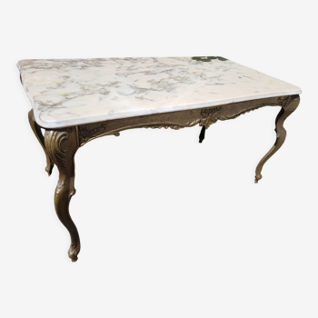 Marble coffee table