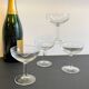 Duralex vintage champagne glasses