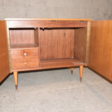 Meuble de couture Singer années 70