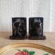 Pair of greenhouse books ceramic vintage elephant