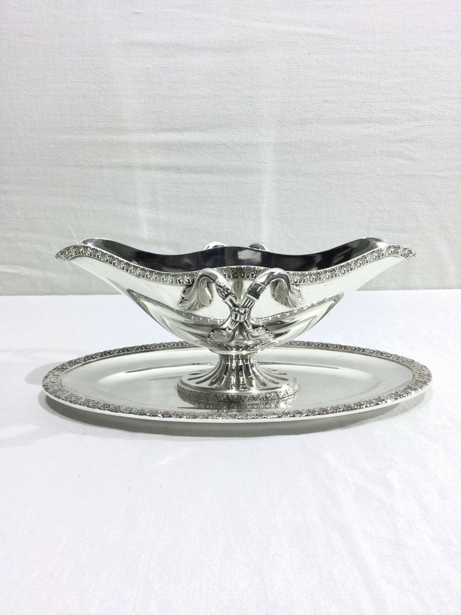 Nicolas Bourgeois – Saucière en Métal Argenté