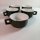 Bistrot Vertes coffee cups - 1950s