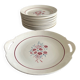 Service de 13 assiettes et un plat Badonviller