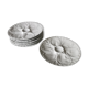 Ensemble de 6 assiettes Pillivuyt porcelaine blanche