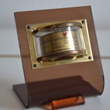 Smoked plexiglass thermometer 70s