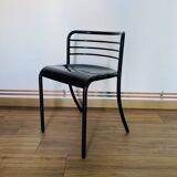 Set of 4 Steelmobil black chairs