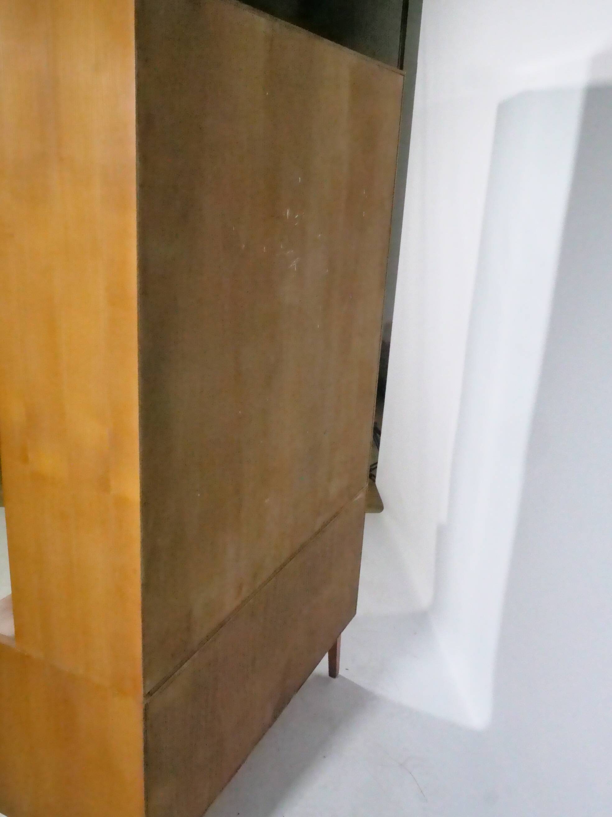 Buffet design Mid-Century en merisier, commode vintage, 1960