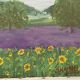 Peeinture on canvas "Provence"