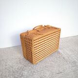 Wicker case suitcase