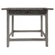 19th-century primitive Swedish side table in folk art.