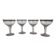 Set de 4 verres à cocktail années 20-30