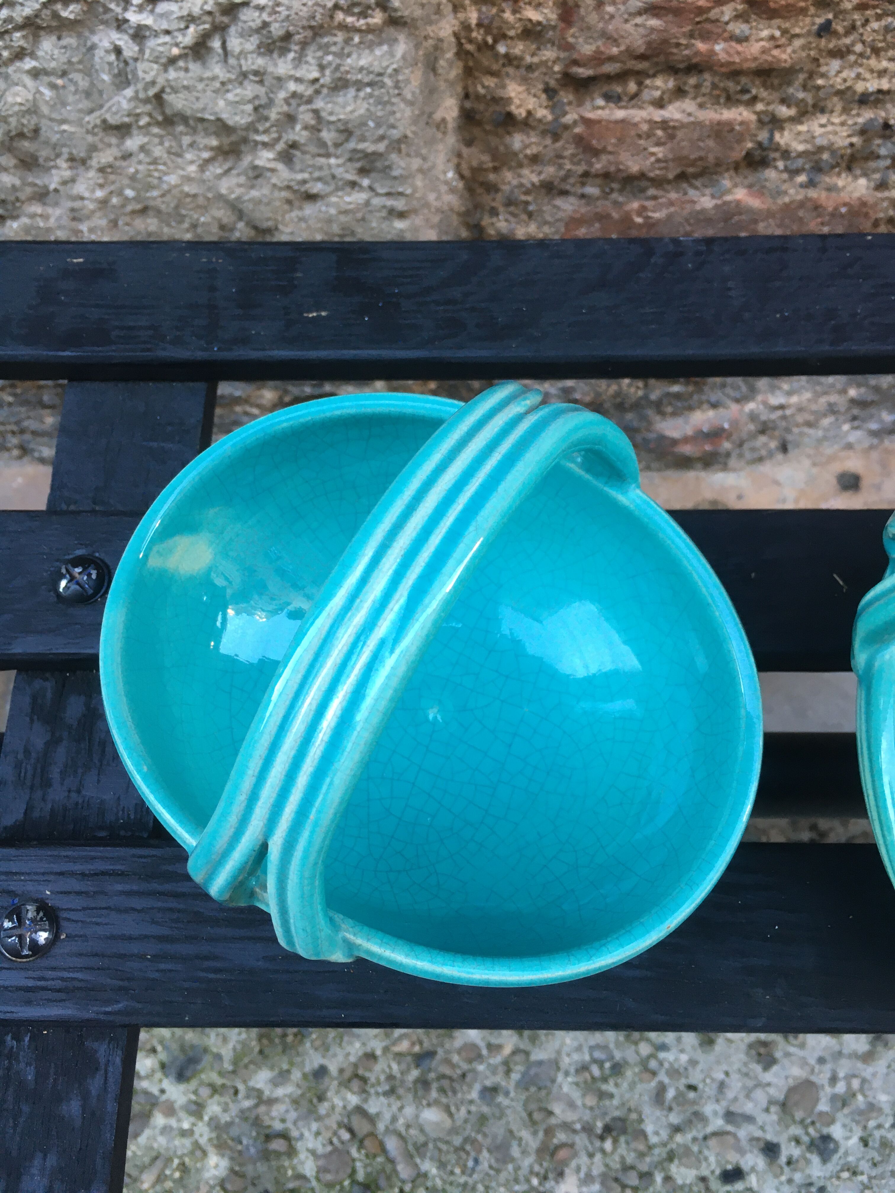 Two Gaziello Vallauris pocket trays