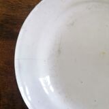 Pair of earthenware plates Les Islettes XIXth century