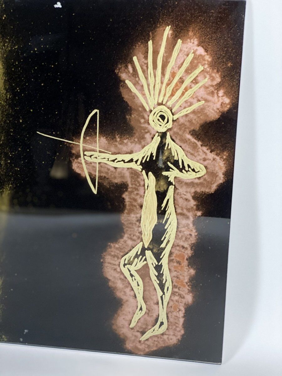 Glass painting, around 1950