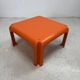 Elena orange coffee table — Vico Magistretti — Metra
