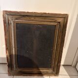 Oil Painting on Wood Panel with Golden Frame, English Hunting Dog