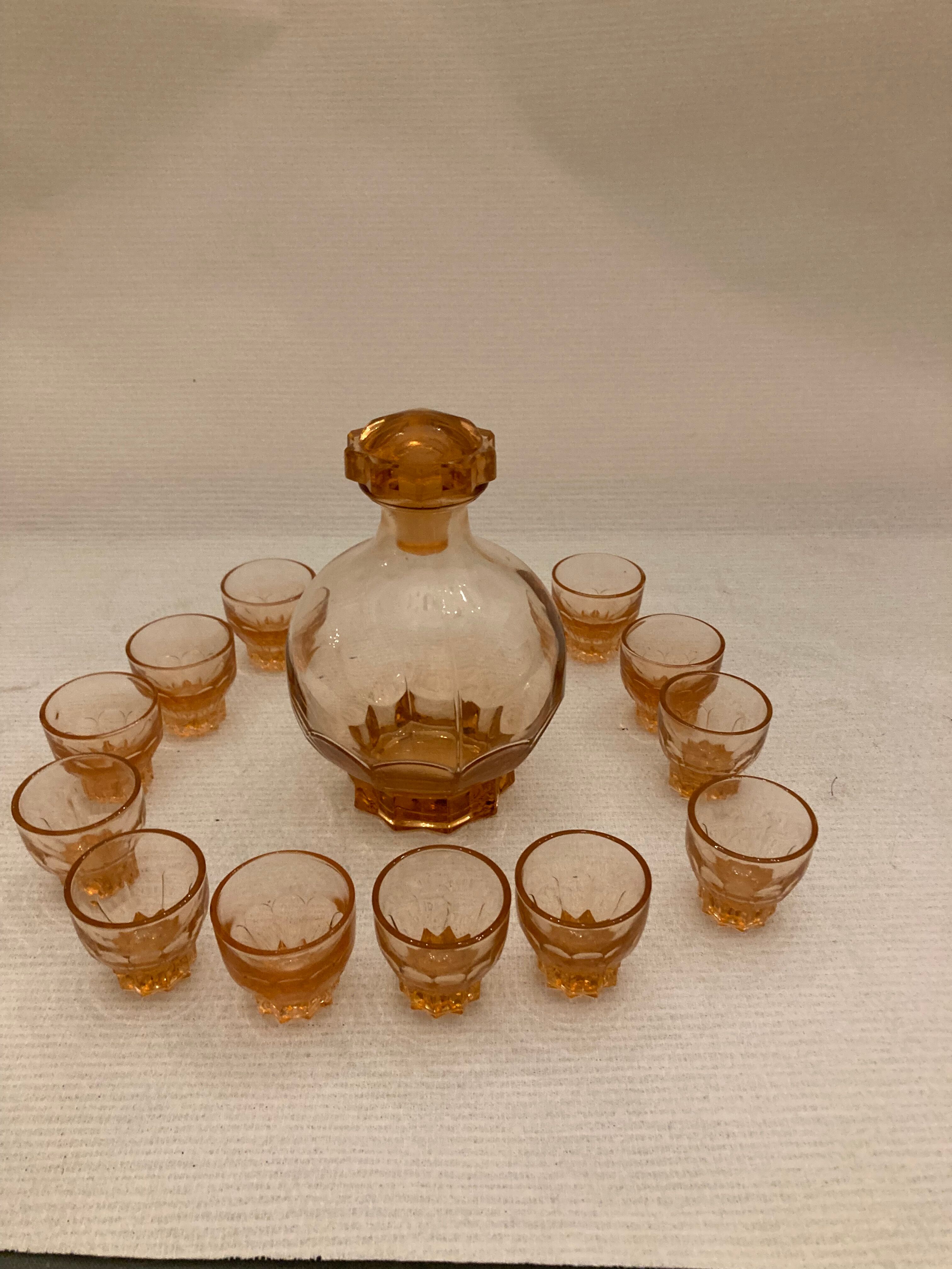 Service à liqueur Rosaline