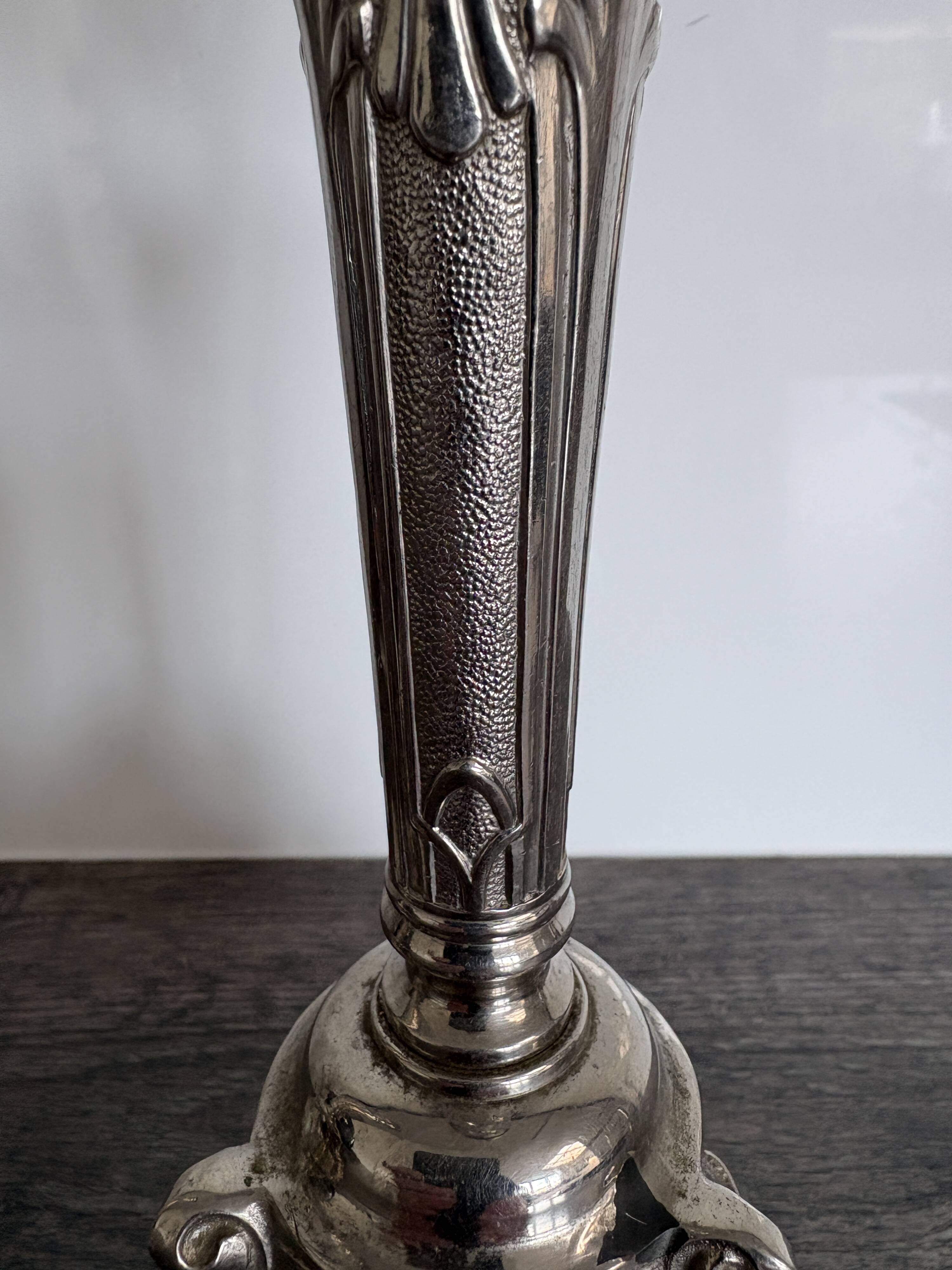 Pair of antique candlesticks