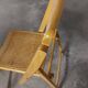 Set de 3 chaises  cannées  pliantes vintages 70