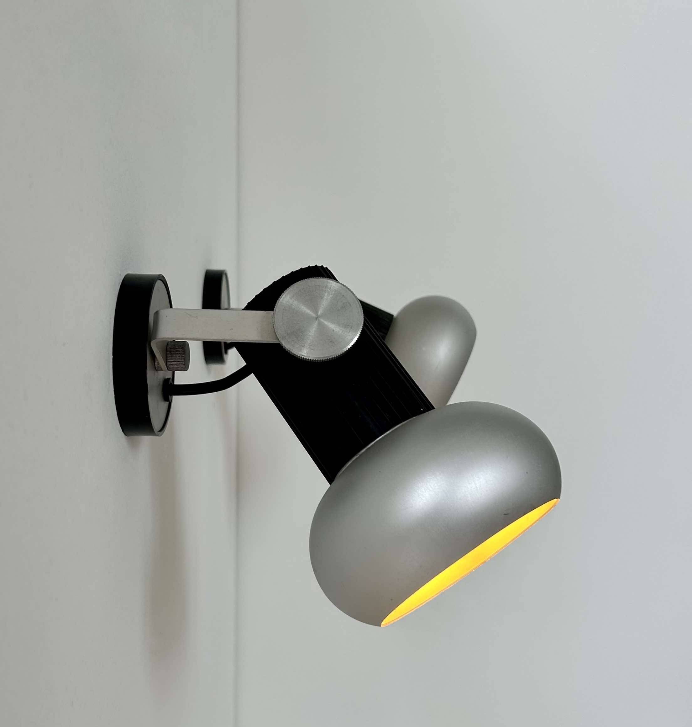 Pair of vintage adjustable wall lights, France 1970