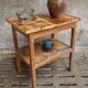 Vintage side table bathroom furniture or work table