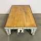Table basse industrielle grise, années 1960