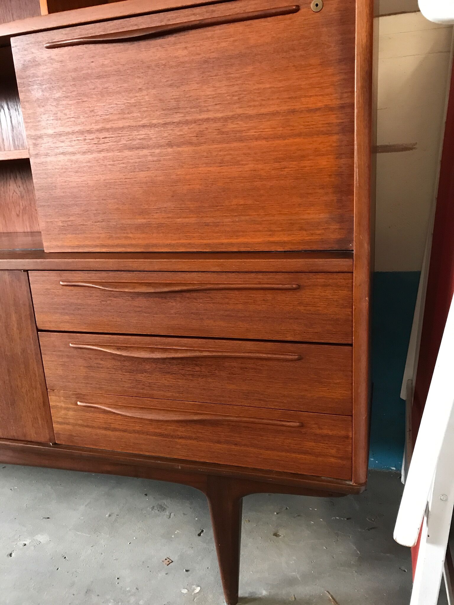 Enfilade vintage en teck scandinave