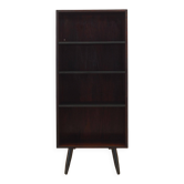 Mahogany bookcase, Danish design, 1970s, manufactured by Omann Jun