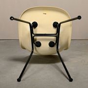Ensemble de chaises d'appoint en fibre de verre Charles & Ray Eames DSX multicolores pour Herman Mi