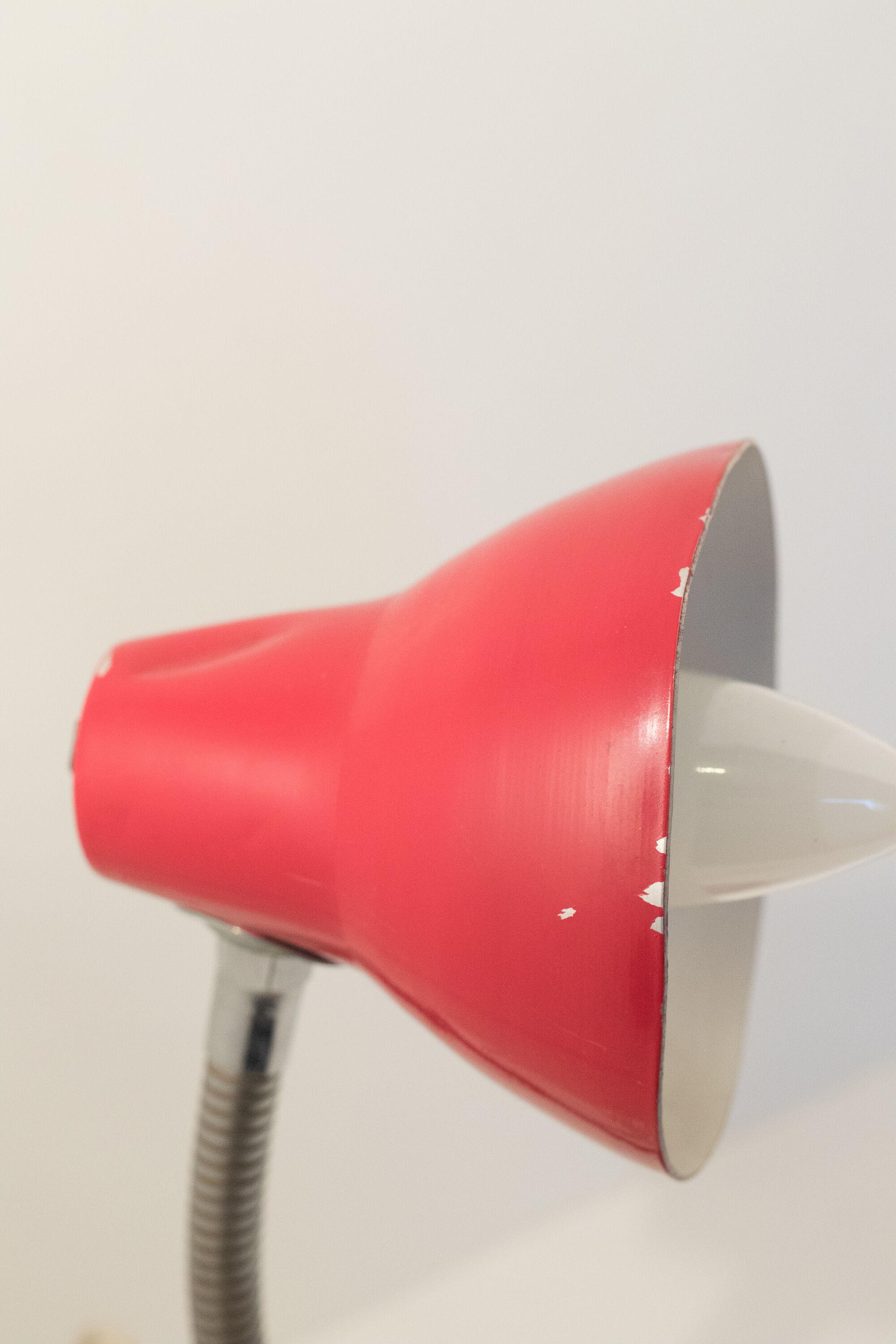 Red vintage lamp 60s "made in France"