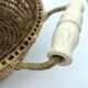 Bread pan, porcelain handle