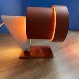 Vintage Danish red and white wall lamp