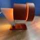 Vintage Danish red and white wall lamp
