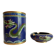 Chinese pot in cloisonné enamel + matching ashtray