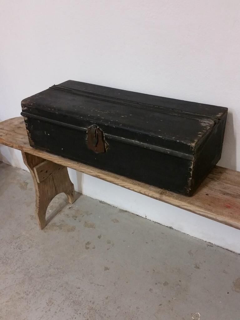 Old travel trunk