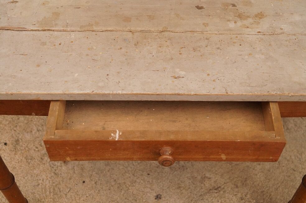 Table 1900 façon bambou