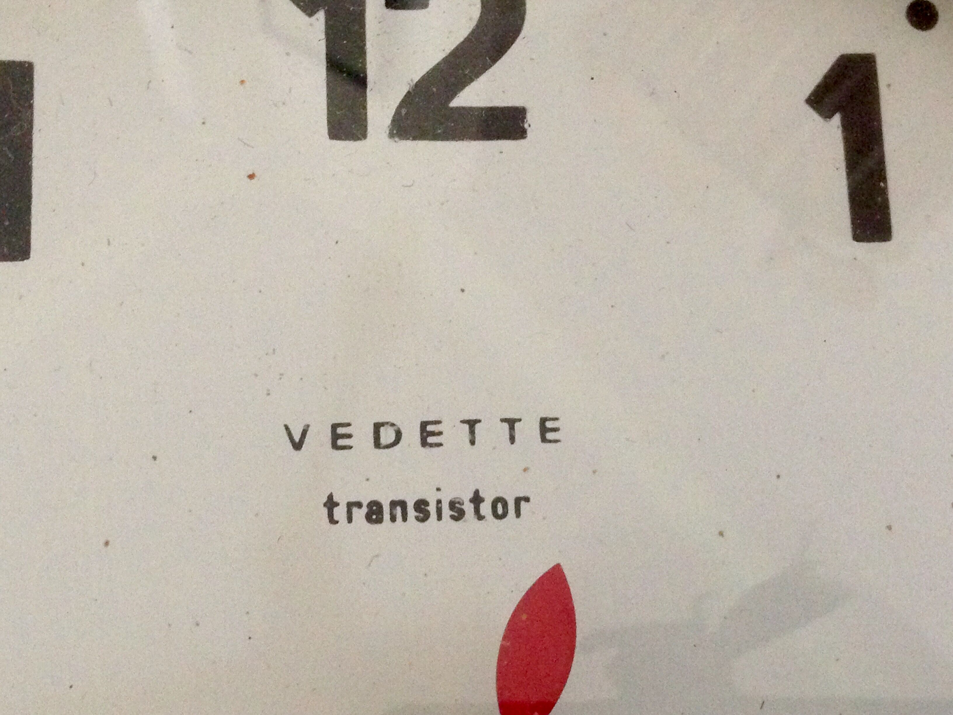 Clock wall formica featured transistor