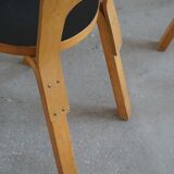 Model 65 dining chairs by Alvar Aalto for Artek, 1950