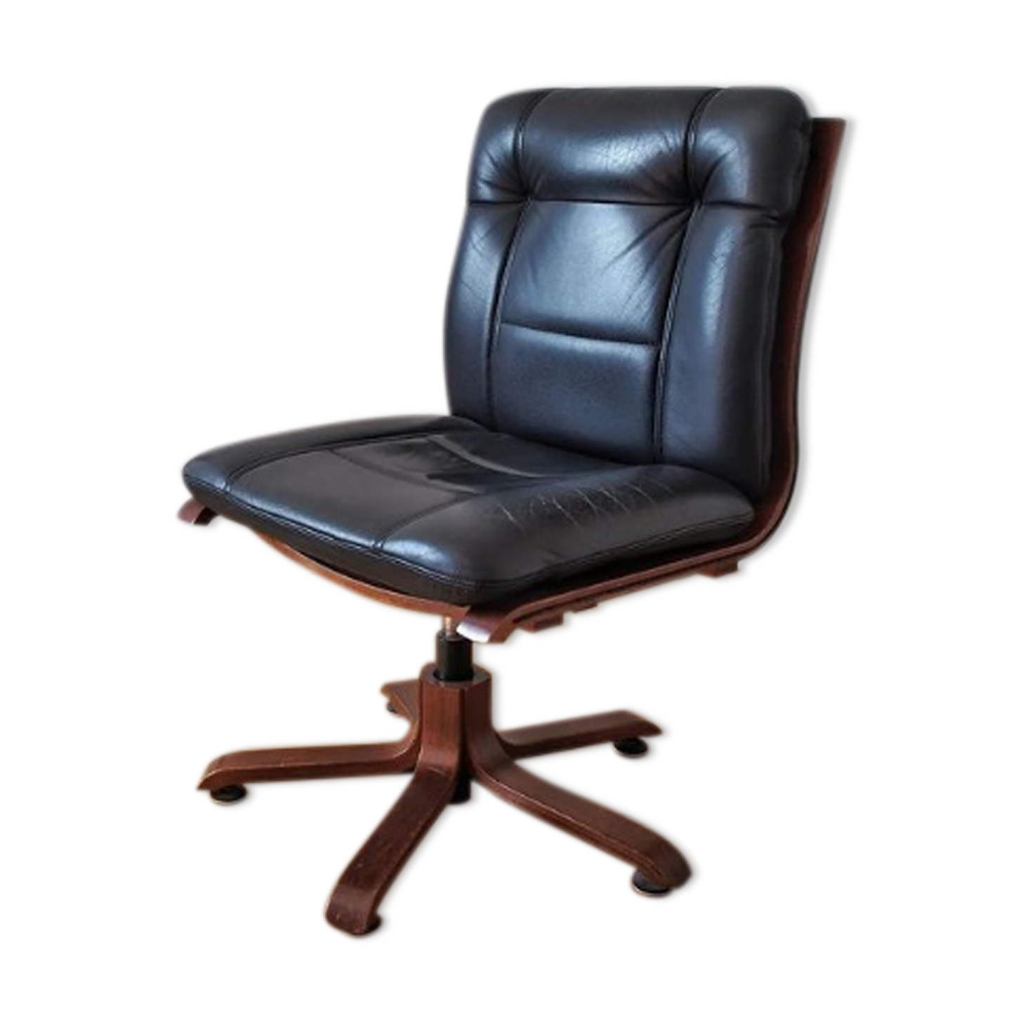 Leather office chair 1970