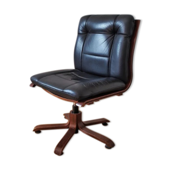 Leather office chair 1970