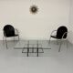 Vintage Italian architectural design coffee table from the 1970s