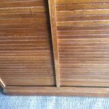 Notary cabinet binder double curtains