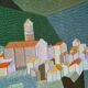 Large format handmade wall tapestry vintage