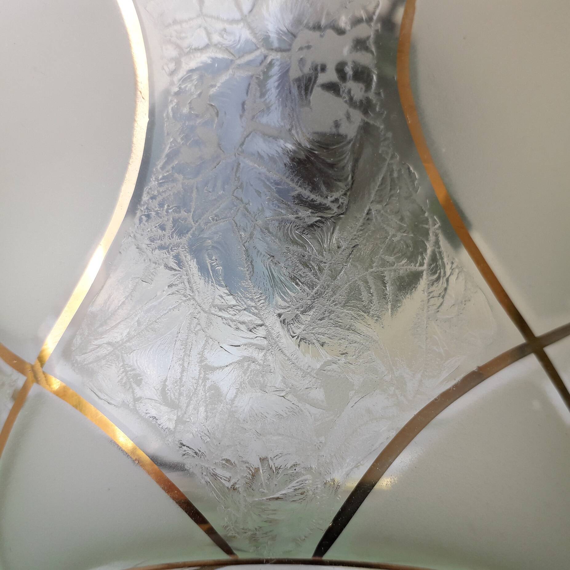 Suspension plafonnier en verre